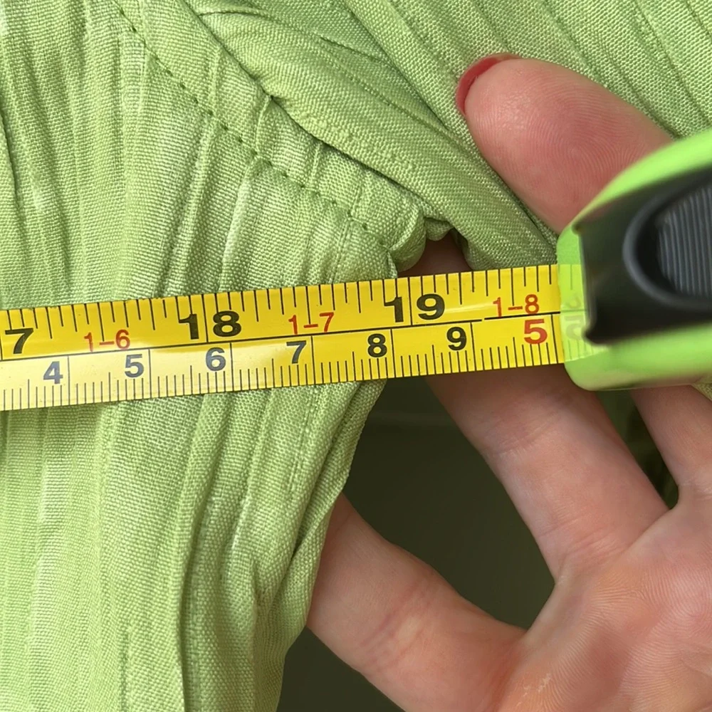 New Ruby Rd. Neon green animal print button down jacket - Picture 8 of 15